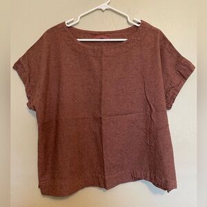 Cut Loose Short Sleeve Boxy Top